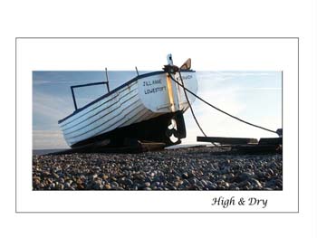 high and dry